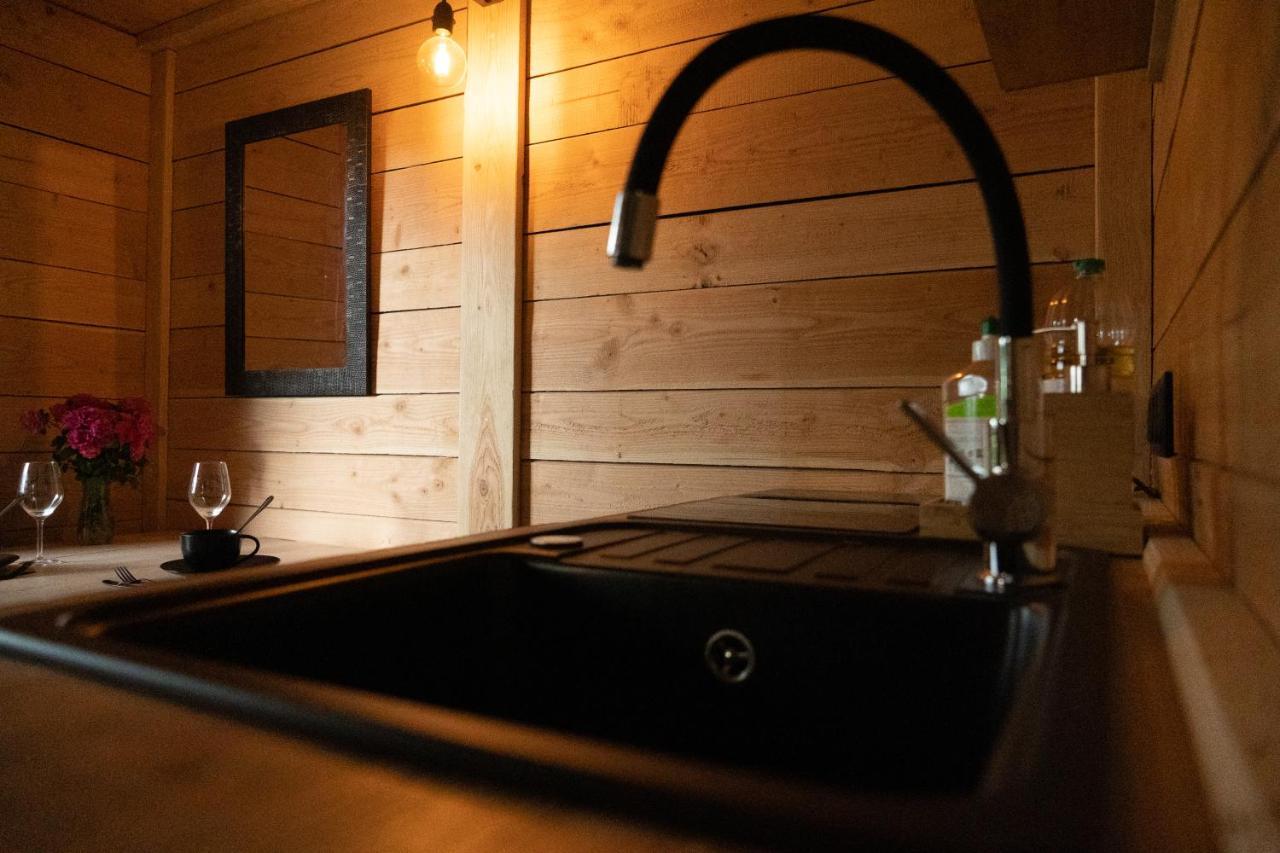 Le Moonloft Insolite Tiny-House Dans Les Arbres & 1 Seance De Sauna Pour 2 Avec Vue Panoramique Osenbach Exterior foto