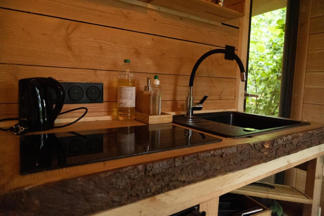 Le Moonloft Insolite Tiny-House Dans Les Arbres & 1 Seance De Sauna Pour 2 Avec Vue Panoramique Osenbach Exterior foto
