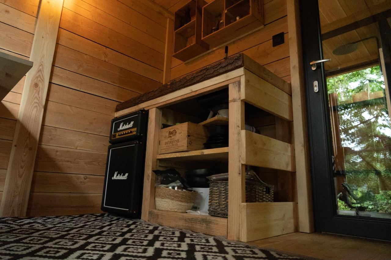 Le Moonloft Insolite Tiny-House Dans Les Arbres & 1 Seance De Sauna Pour 2 Avec Vue Panoramique Osenbach Exterior foto